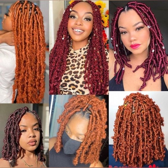 16” Soft Afro Twist Braiding Hair Long Spring Twist Faux Locs Crochet6 Packs #30 - Picture 8 of 9